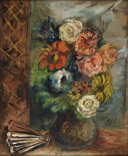 Bouquet et éventail